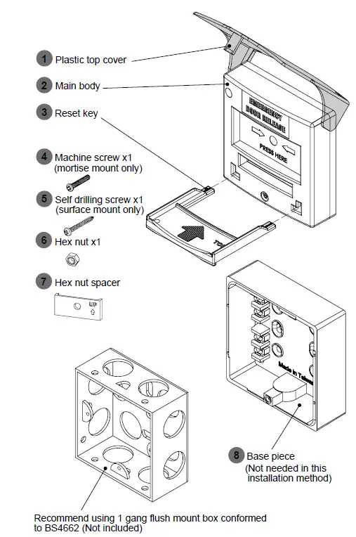 GIANNI-CP-43BZ-LB-Series-Buzzer-and-Backlight-Resettable-Call-Point-FIG-10