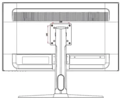 kogan 28 inch Ultra HD 4K Freesync Monitor - VESA mount