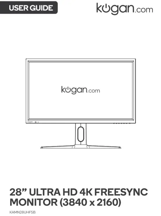 Kogan Kamn28uhfsb 28 Inch Ultra Hd 4k Freesync Monitor 3840 X 2160 User Guide Kogan Kamn28uhfsb 28 Inch Ultra Hd 4k Freesync Monitor 3840 X 2160 User Guide