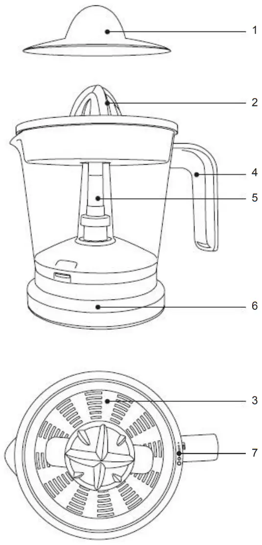 zelmer ZJE2800 Citrus Juicer - fig 1