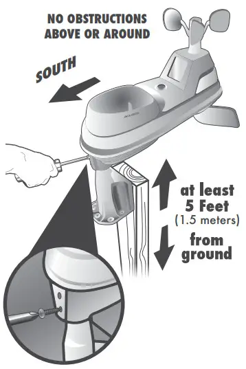 AcuRite VN1TXC 5-in-1 Sensor - Installation