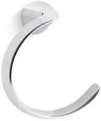 KOHLER R31184-BN Avail Matte Black Wall Mount Towel Ring