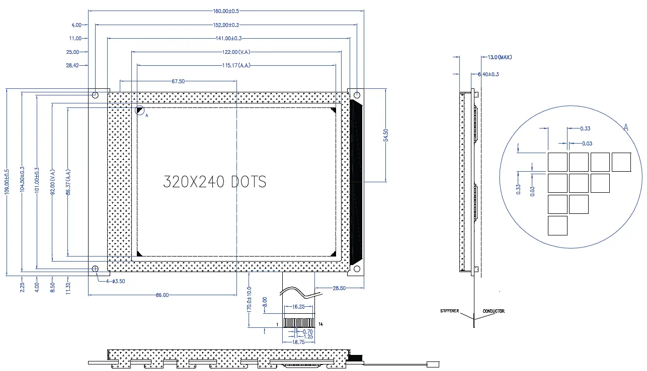 Surenoo-SLG320240A2-Series-Graphic-LCD-Module-FIG-3