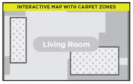 INTERACTIVE MAP WITH CARPET ZONES