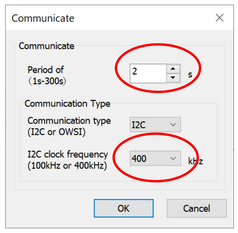 Select communication type