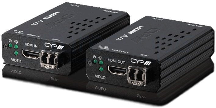 CYP AVX 101F KIT UHD Plus HDMI over Fiber Transmitter and Receiver
