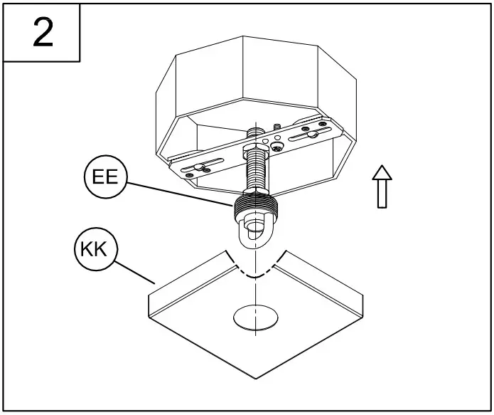 PROGRESS LIGHTING P550122 1 Light Outdoor Pendant - Assembly Instructions 2