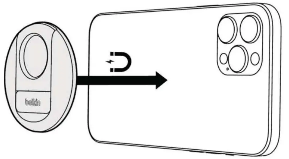 belkin MMA006 iPhone Mount with MagSafe for Mac Notebooks - Fig 10