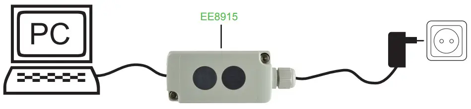 E E ELEKTRONIK EE8915 CO2 Sensor for Railway Applications - SETUP AND ADJUSTMENT 2