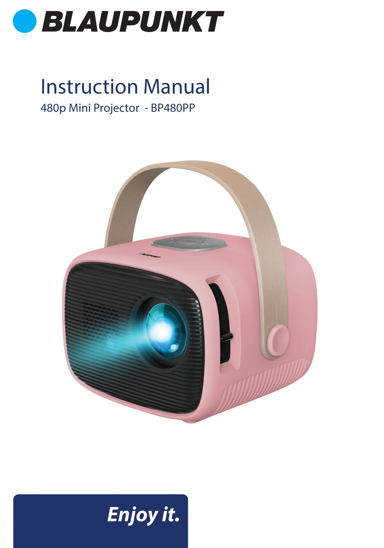 BLAUPUNKT BP480PP 480p Mini Projector Instruction Manual
