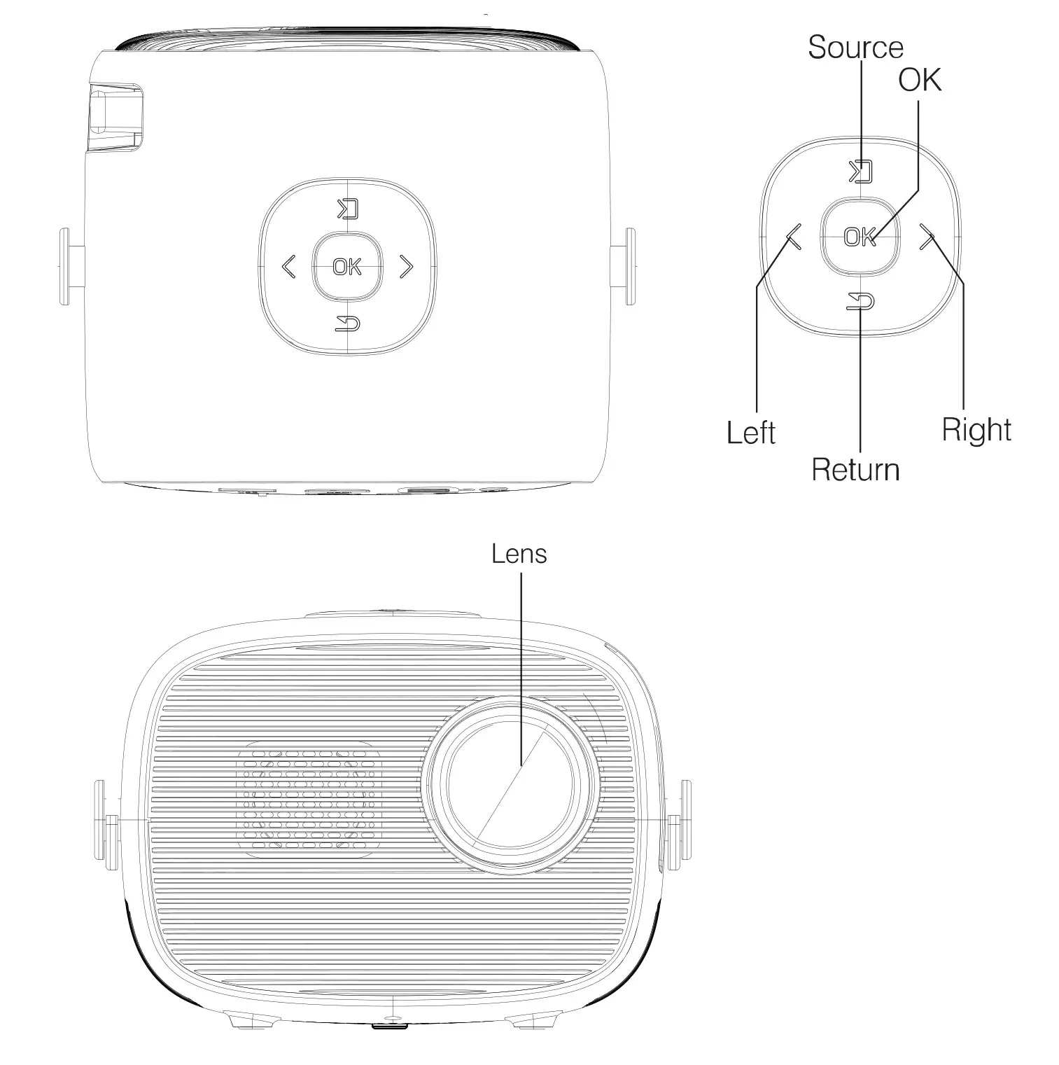 BLAUPUNKT BP480PP 480p Mini Projector - PRODUCT OVERVIEW