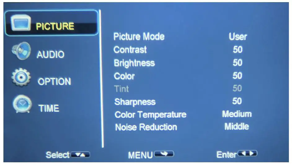 BLAUPUNKT BP480PP 480p Mini Projector - SETTING - PICTURE