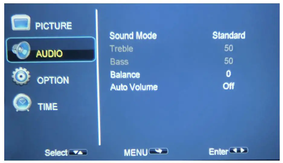 BLAUPUNKT BP480PP 480p Mini Projector - SETTING - SOUND