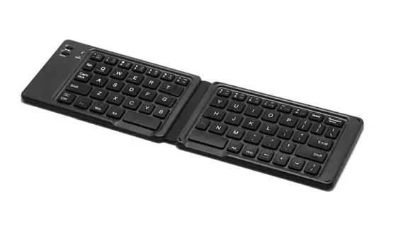SANWA GSKBT30BK Foldable Wireless Bluetooth Keyboard