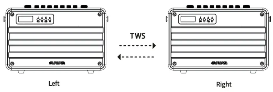 aiwa MI-X450 Pro Enigma Speaker-TWS Function