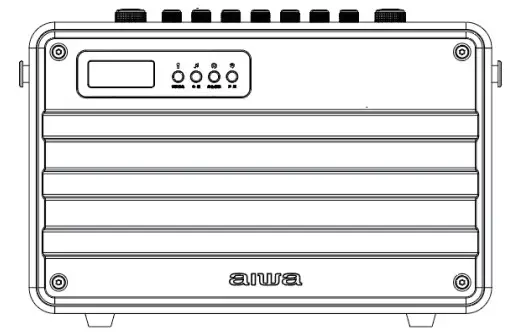 aiwa MI-X450 Pro Enigma Speaker-Unboxing