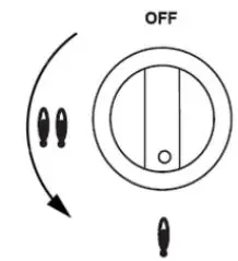 ELBA EGH-K8843G BK Built-In Hob Gas Stove Owner’s Manual - Control the knob between max and min to regulate the flame