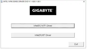 GIGABYTE GC WBAX210 Motherboard - Installing the Drivers and Utilities