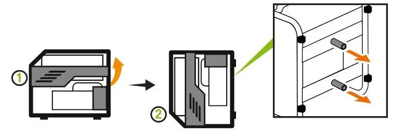CHAMPION 200914 4250W Fuel Open Frame Inverter User Guide - Remove shipping spacers