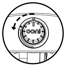 ooni 54G1NFTL Koda Pizza Oven- LIGHT THE BURNER