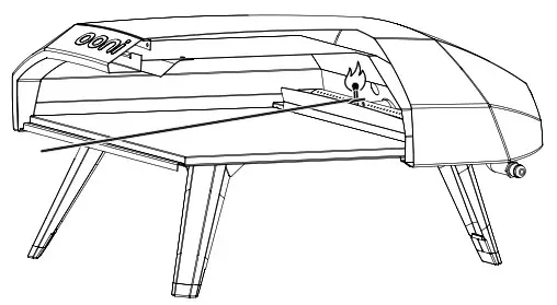 ooni 54G1NFTL Koda Pizza Oven- WITH A MATCH