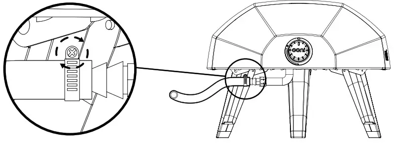 ooni 54G1NFTL Koda Pizza Oven- barb