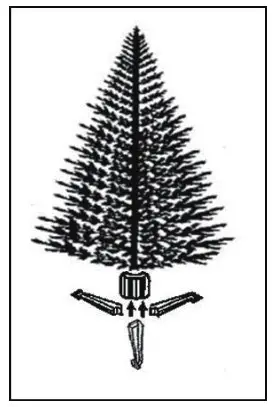 anko 43-072-309 90CM 3FT Pre-lit Christmas Tree - Overview 1