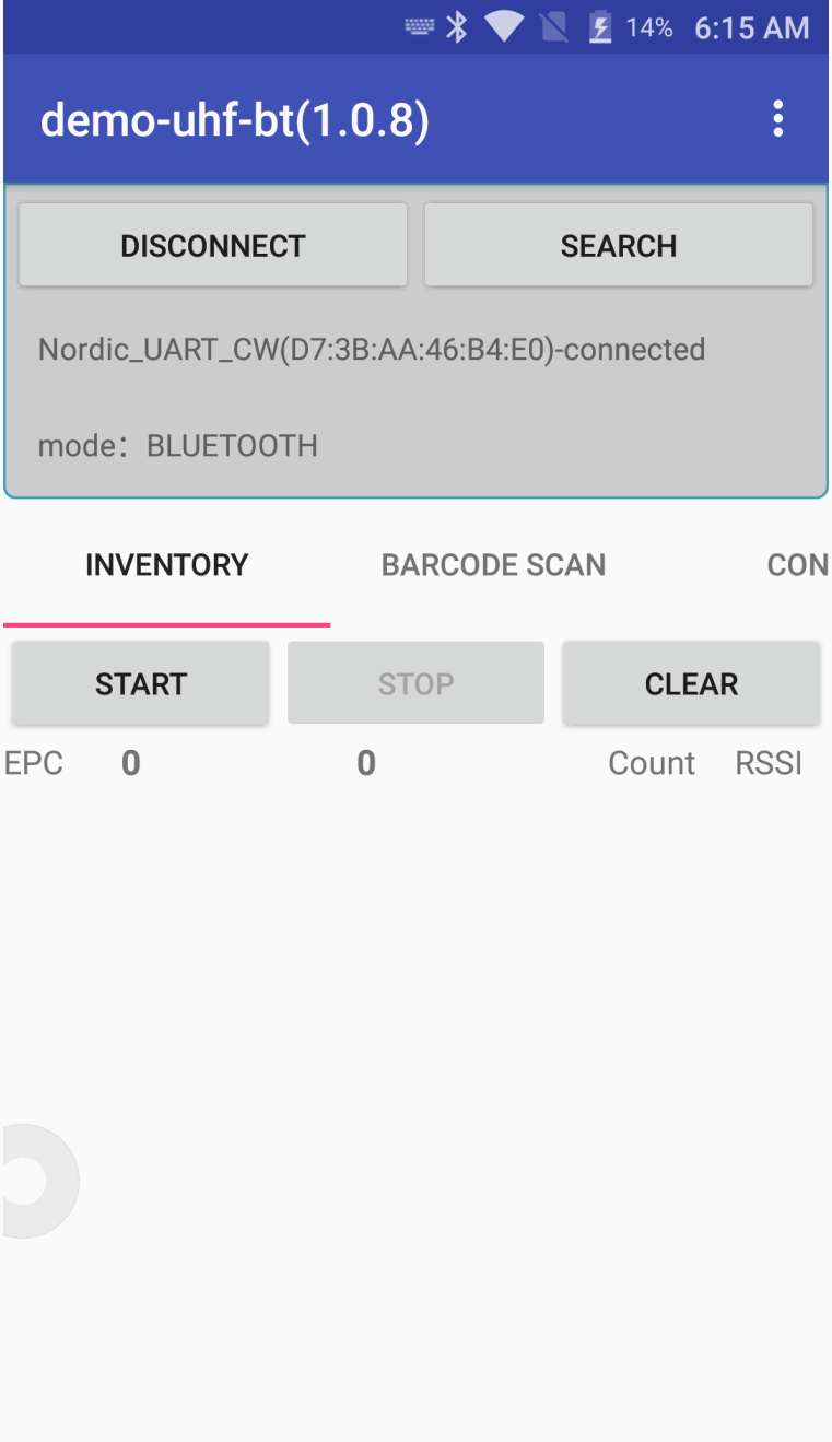 CHAINWAY MR20 Wearable BT UHF Reader - temperature