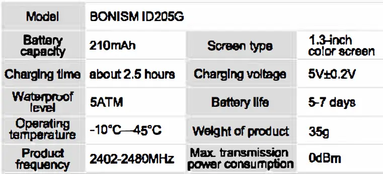 DECATHLON ID205G Bonism Smartwatch fig 12