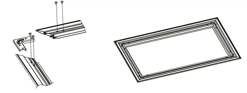 DELUXX 1000004656 Cinema Screen Slim Frame fig2