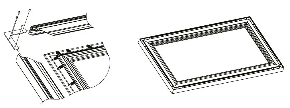 DELUXX 1000004656 Cinema Screen Slim Frame fig5