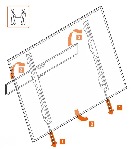 vogel s TVM 3200 Series Fixed TV Wall - Removing your TV