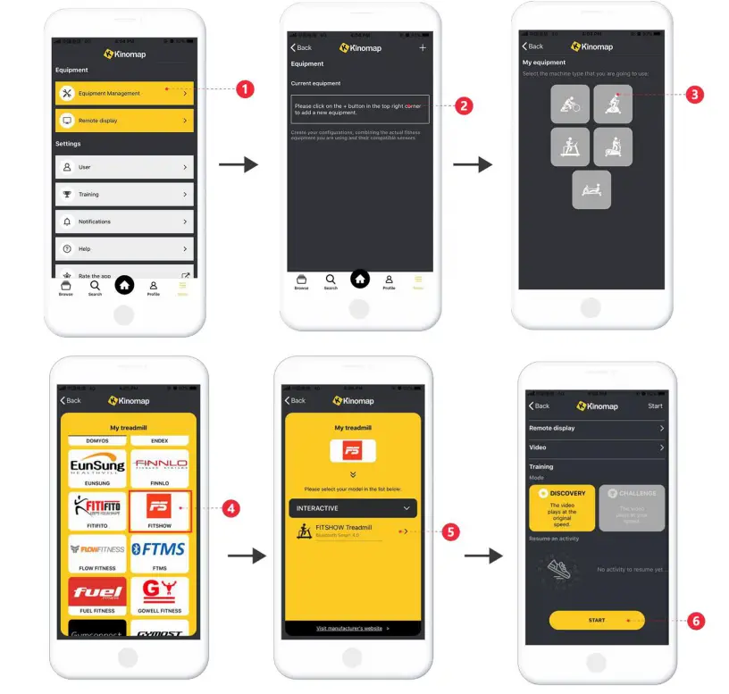 Motorized Treadmill inSPORTline T400i - KINOMAP APP