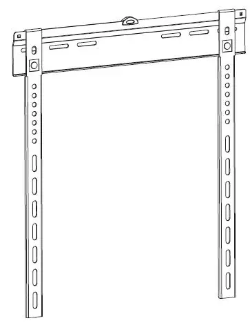 alza ergo F505B Ultra Low Profile TV Stand fig 1
