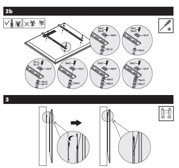 alza ergo F505B Ultra Low Profile TV Stand fig 4
