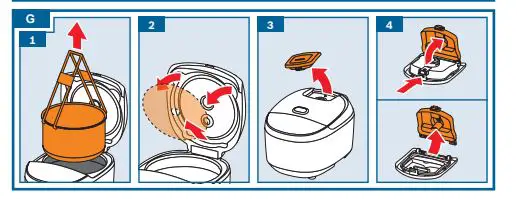 BOSCH MUC11W12 900W Autocook Multicooker fig 7