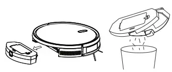 Emptying The Ultra Clean UV Dust Bin