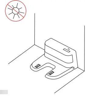 Place The Charging Dock Indoors, On A Hard Leveled Surface And Against A Wall.