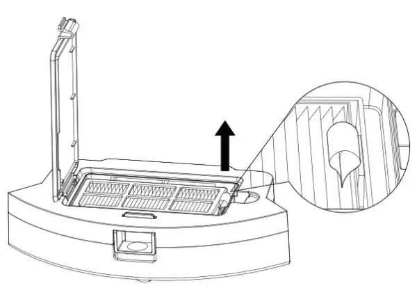 Remove Filter By Grasping The White Tab