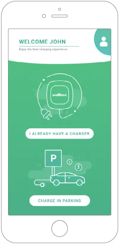 Add the charger to your account