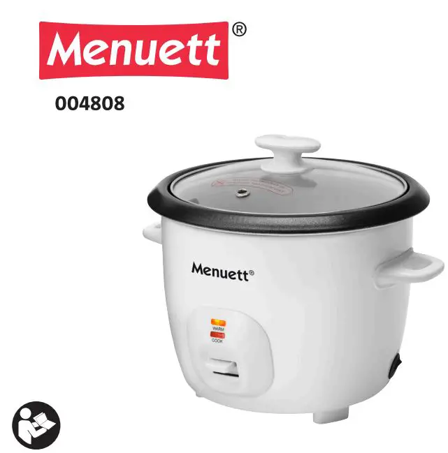 Menuett 004808 Rice Cooker Instruction Manual