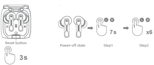 FEDIKER S-W4 Wireless Gaming Earbuds fig8