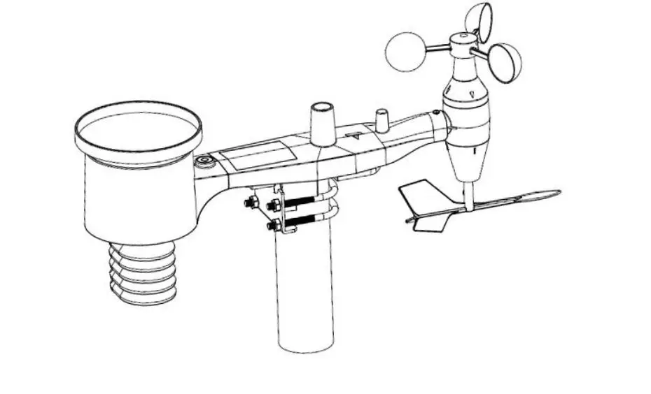 TESA WS14CN Professional Weather Station with Solar Powered 1