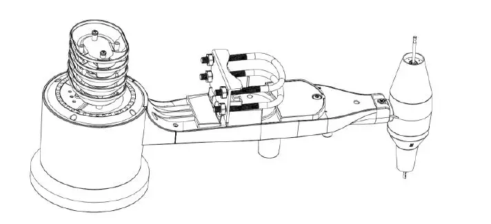 TESA WS14CN Professional Weather Station with Solar Powered 4
