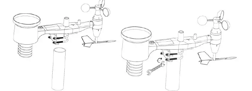 TESA WS14CN Professional Weather Station with Solar Powered 8