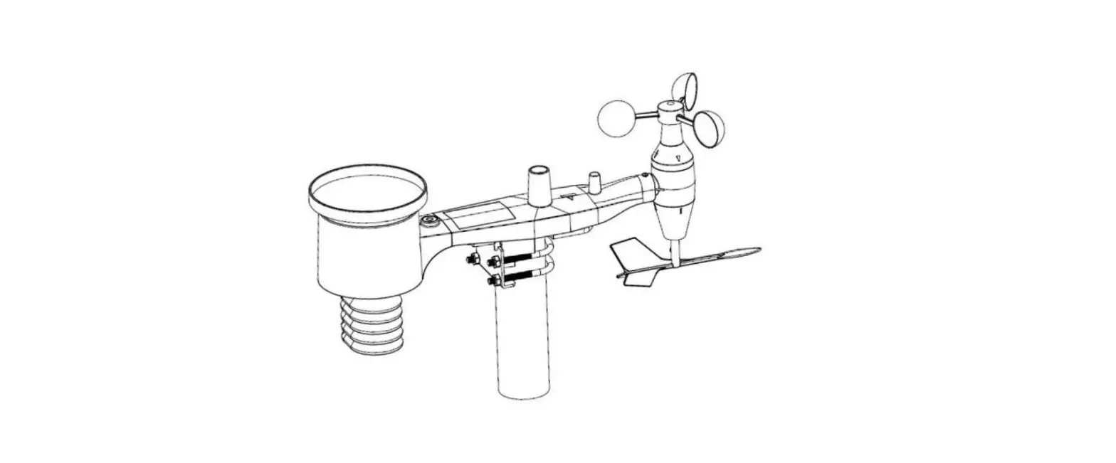 Tesa Ws14cn Professional Weather Station With Solar Powered Instruction Manual