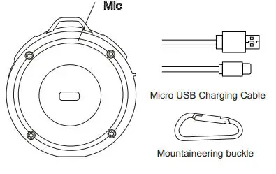 Shenzhen Hanruike Technology EN-C6PLUS Outdoor Speaker User Manual - Accessory