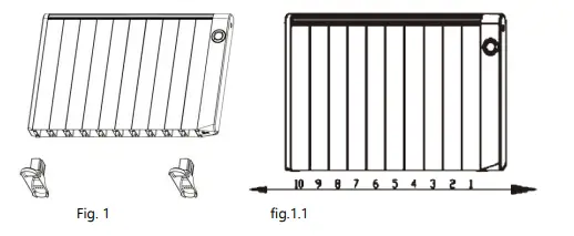 Orbegozo RRE 510 A Electric Radiator FIG 1