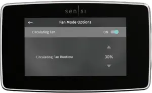 sensi Touch Smart Thermostat -Fan Mode 2