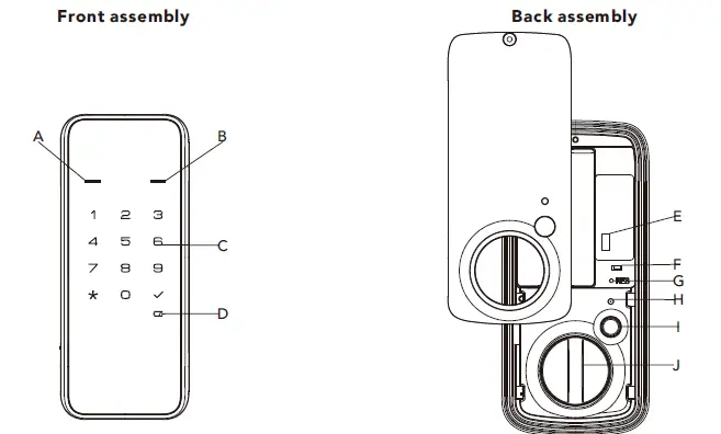 Shenzhen-Kaadas-Intelligent Technology-ML2-Smart-Door-Lock-FIG-1
